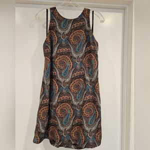 Honey Punch Racerback Paisley Dress Size L